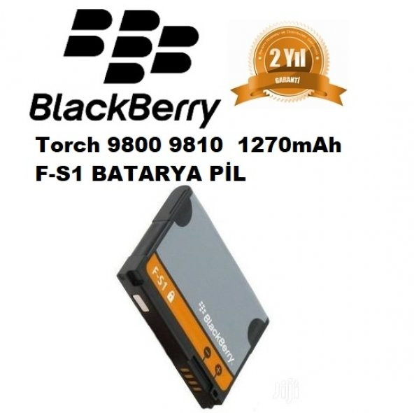 Day ORJİNAL Blackberry 1270 mAh Batarya Pil  Torch 9810 F-S1 (Uzun Ömürlü 2 YIL GARANTİLİ)