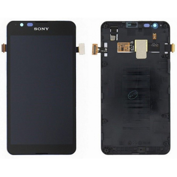 Orjinal Sony Xperia E4g Lcd Siyah Dokunmatik Çıtasız Cep Telefonu Ekranı ürün görseli 1