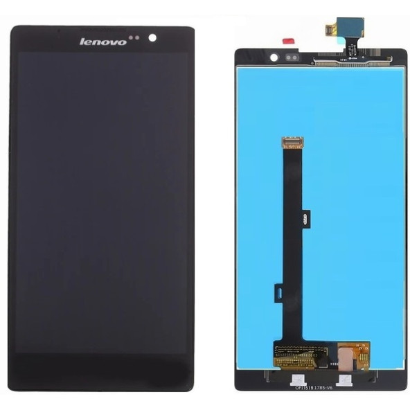 Lenovo K80m Lcd Ekran + 5.5 İçn Siyah Dokunmatik Ekran Siyah Çıtasız Siyah ürün görseli 1