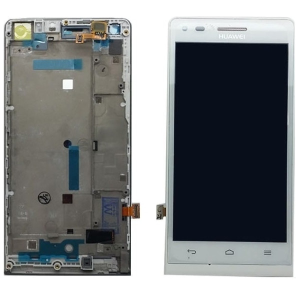 Huawei Ascend G6 G6-l11 Lcd Beyaz Çıtalı Dokunmatik Cep Telefonu Ekranı ürün görseli 1