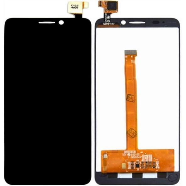 Alcatel One Touch İdol S 6034 6034r Ot6034 Lcd + Siyah Çıtasız Dokunmatik Cep Telefonu Ekranı ürün görseli 1
