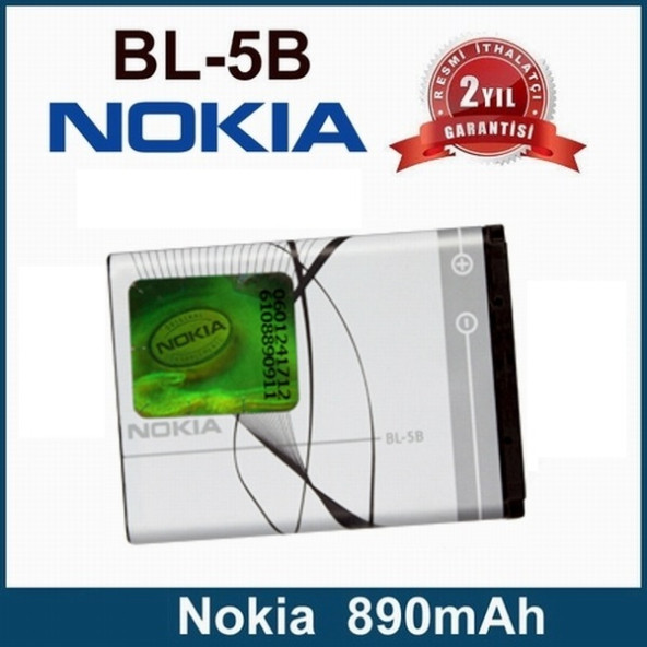 Nokıa Pil Bl 5b 2600 3220 3230 5140 5140i 5200 5300 5500 Sport 5070 5140 5150i Batarya (2 YIL GARANTİLİ) - Resim 4