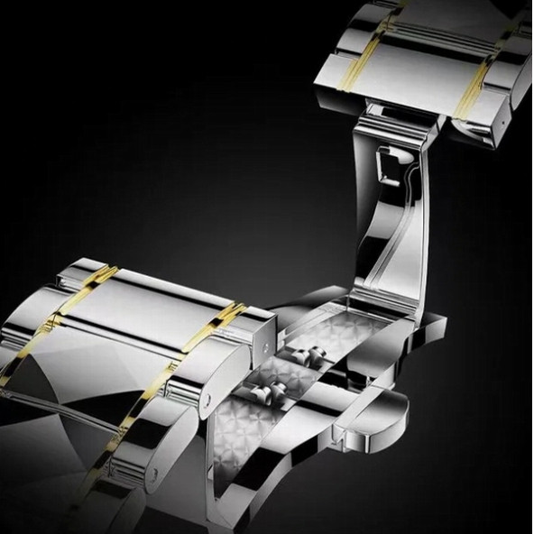 POEDAGAR Erkek Kol Saati Su Geçirmez Paslanmaz Çizilmez Çelik 002 - 11