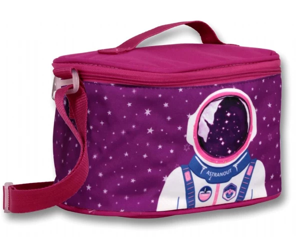 Cennec Bordo Mavi Astronot İlkokul Sırt Çantası Seti - Erkek Çocuk - Resim 3