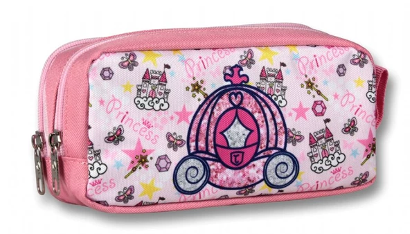 Cennec Pembe Prenses İlkokul Sırt Çantası Seti - Kız Çocuk - Resim 4