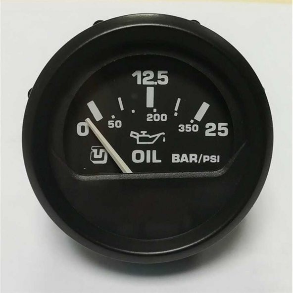 Uflex F16 Yağ Basınç Göstergesi 0-25 bar