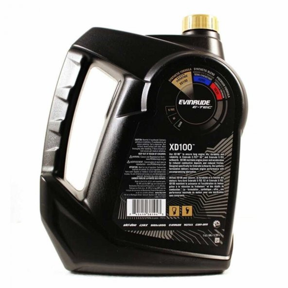 Evinrude Johnson XD100 Dıştan Takma Motor Yağı 3.78L 1 Galon - 2