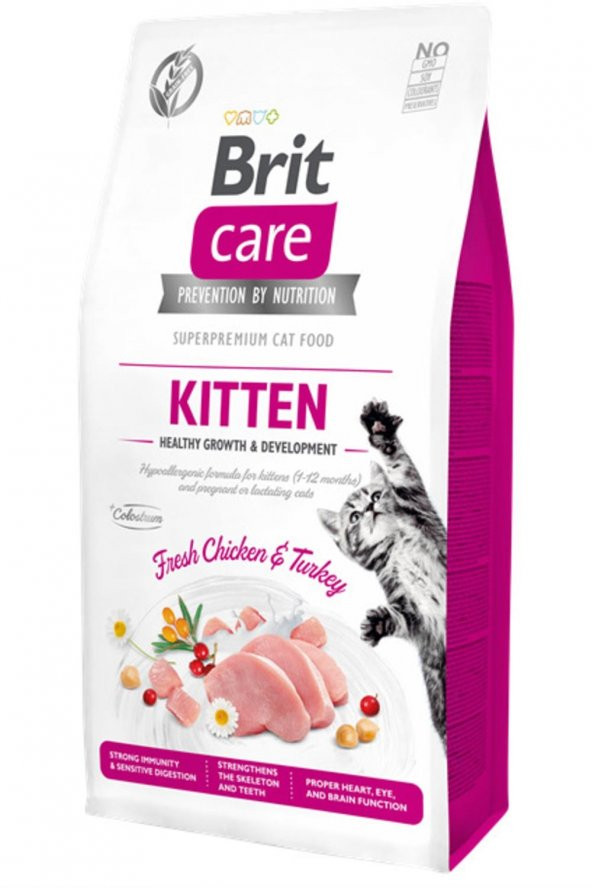 Brit Yavru - Hipoalerjenik Kitten Tahılsız Tavuk Ve Hindili Yavru Kedi Maması 7 Kg ürün görseli