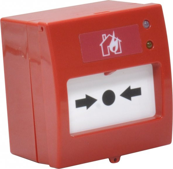 AVERFIRE AF-1014B AKILLI ADRESLİ TEKRAR KURULABİLİR - KISA DEVRE İZOLATÖRLÜ YANGIN ALARM BUTONU - 3