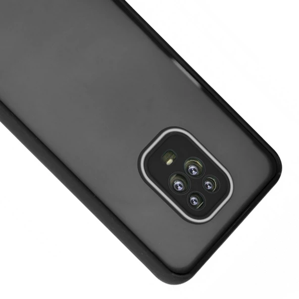 Xiaomi Redmi Note 9S / 9 Pro Kılıf Freya Lazer Lens Kamera Çerçeveli Silikon Kapak - 9