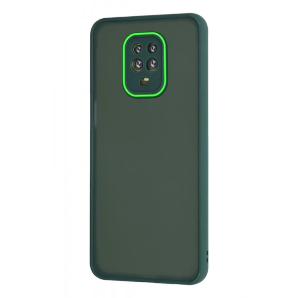 Xiaomi Redmi Note 9S / 9 Pro Kılıf Freya Lazer Lens Kamera Çerçeveli Silikon Kapak - 4