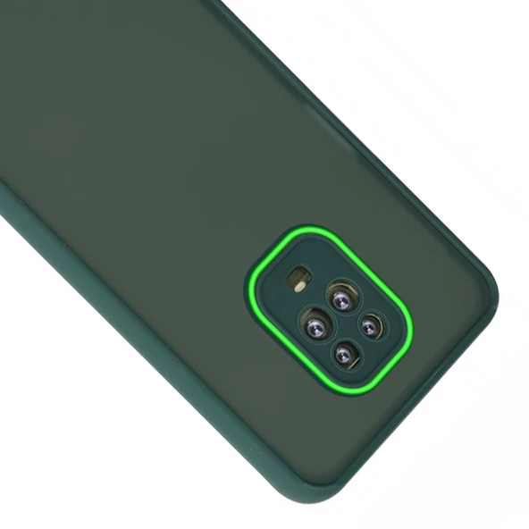 Xiaomi Redmi Note 9S / 9 Pro Kılıf Freya Lazer Lens Kamera Çerçeveli Silikon Kapak - 5