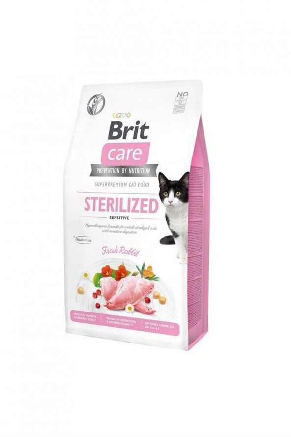 Sterilised Sensitive Tavşanlı Yetişkin Kedi Maması 7 Kg - Resim 3