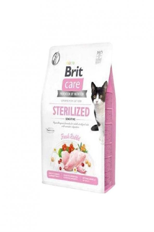 Brit Care Tahılsız Tavşan Etli Kısırlaştırılmış Yetişkin Kedi Maması 2 Kg ürün görseli