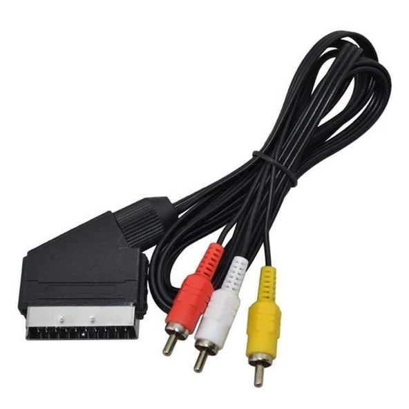 Atlanta Scart & 3 RCA Kablo