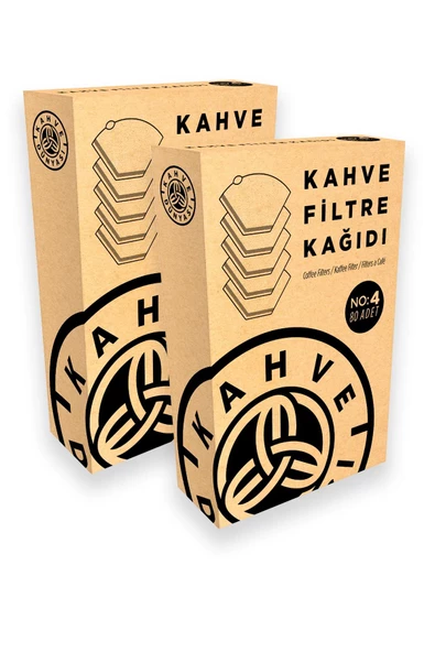 Kahve Dünyası Filtre Kahve Kağıdı No:4 80'li 2 Paket