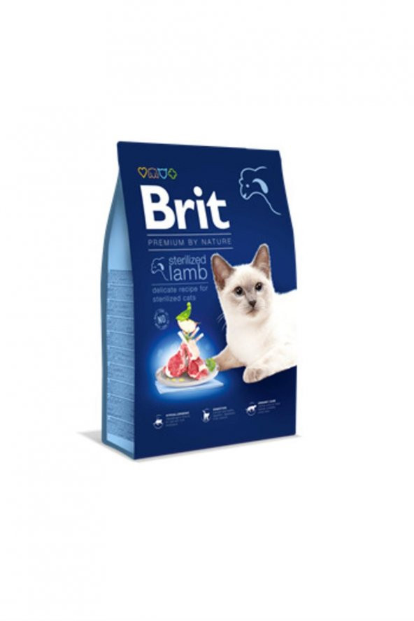Brit Care Premium Nature Sterilized Kuzulu Kedi Maması 8 kg ürün görseli