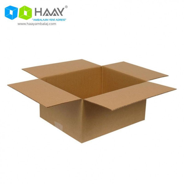 HAAY AMBALAJ 30x25x15cm Tek Oluklu Koli - Kraft (5 ADET)