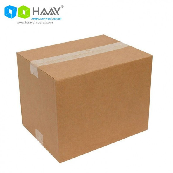 HAAY AMBALAJ 30x23x23cm Tek Oluklu Koli - Kraft (5 ADET)