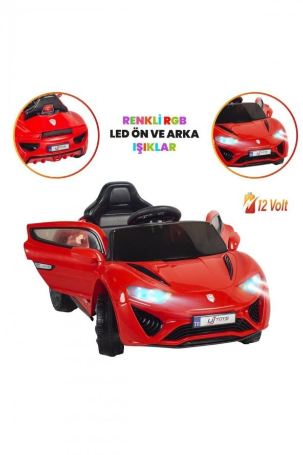 Jagor Akülü Araba 12V-Kırmızı Uj1310-4 - 2
