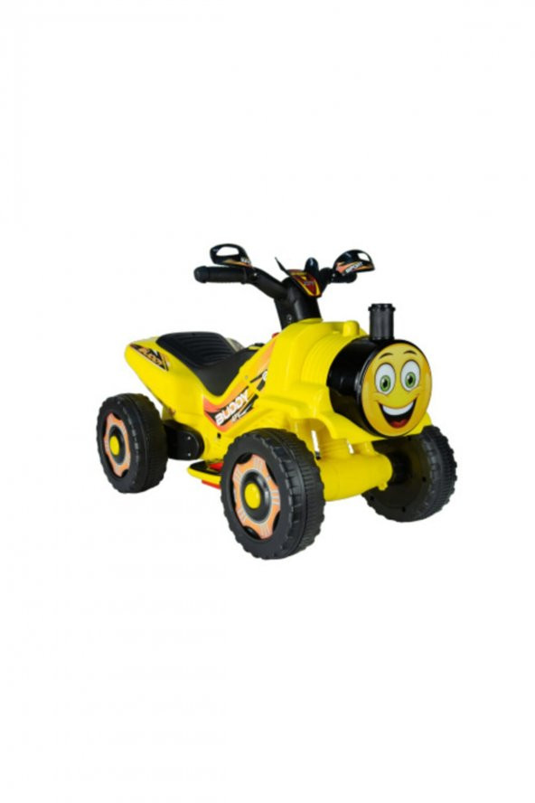 Işıklı Ve Müzikli Buddy 6v Akülü Mini Atv-sarı( 2-3-4 Yaşlara Uygun)