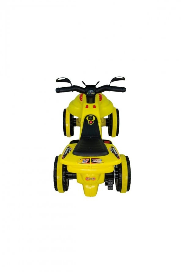 Uj Toys Akülü Atv 6 V Karınca Sarı - Resim 2