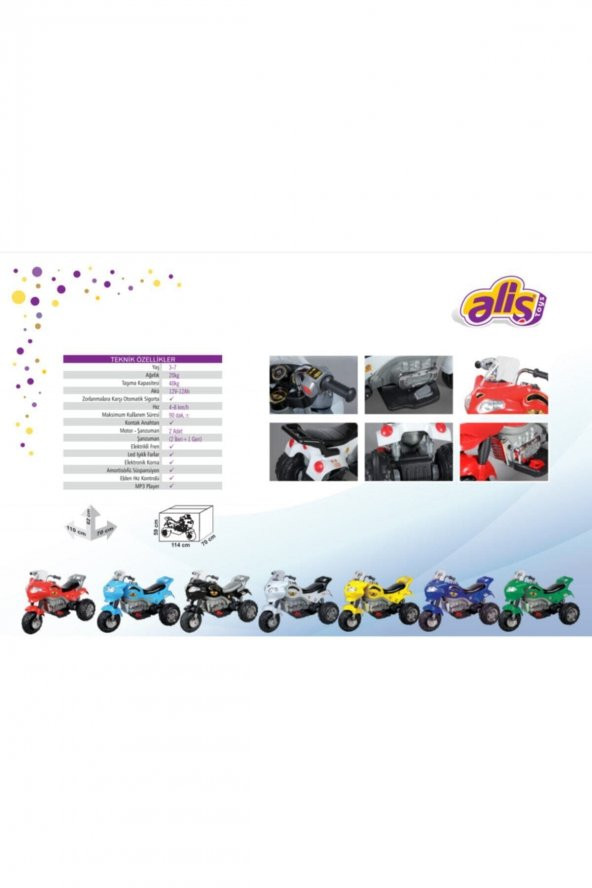 Aliş 404 12 Volt Turbo Go Way Motorsiklet & Atv Siyah - 2