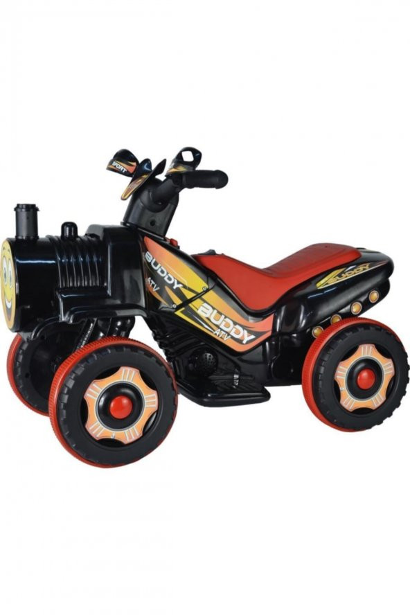 Uj Toys 6v Akülü Atv Buddy Siyah - 2