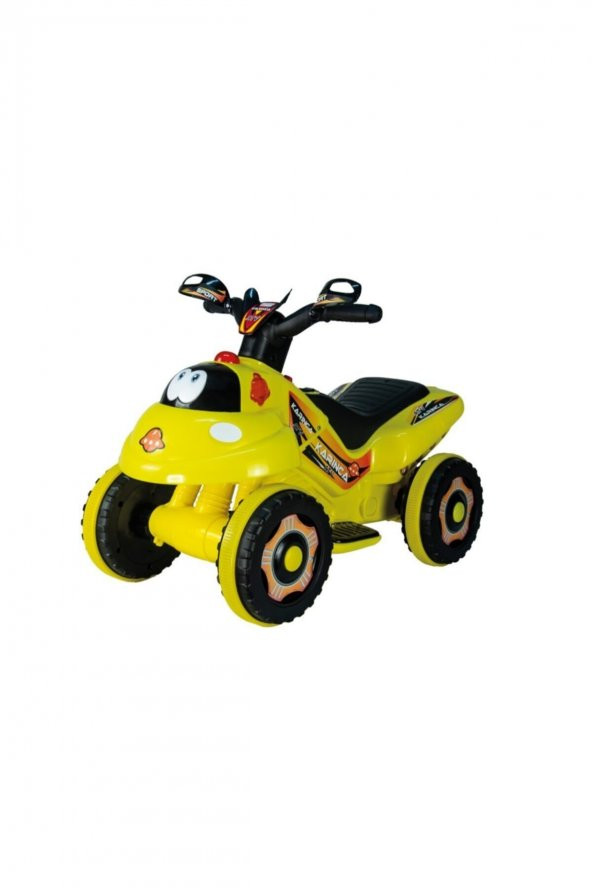 Uj Toys Akülü Atv 6 V Karınca Sarı - Resim 3