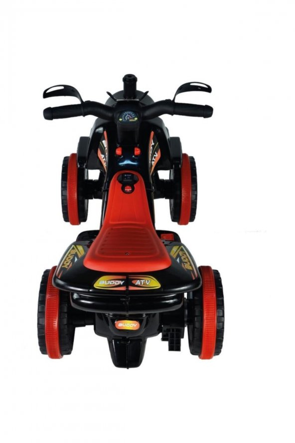 Uj Toys 6v Akülü Atv Buddy Siyah - 3