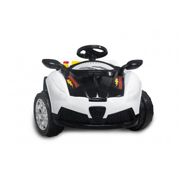 UJ Toys Thunder 12v Akülü Araba Pembe - Siyah - 6