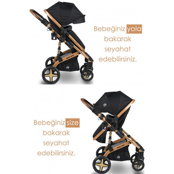 Maxi Taxi Fast Pro Aluminyum Travel Sistem Bebek Arabası - 2
