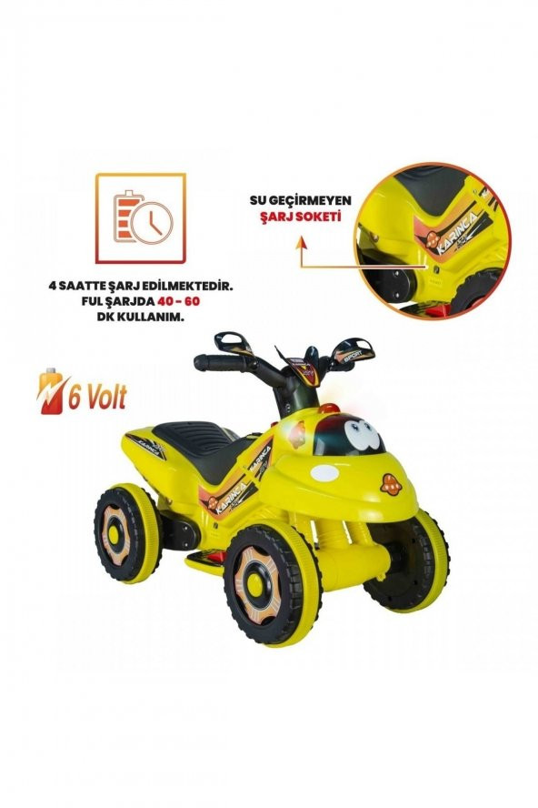 0004 Uj Toys, Akülü Atv 6v Karınca - 3