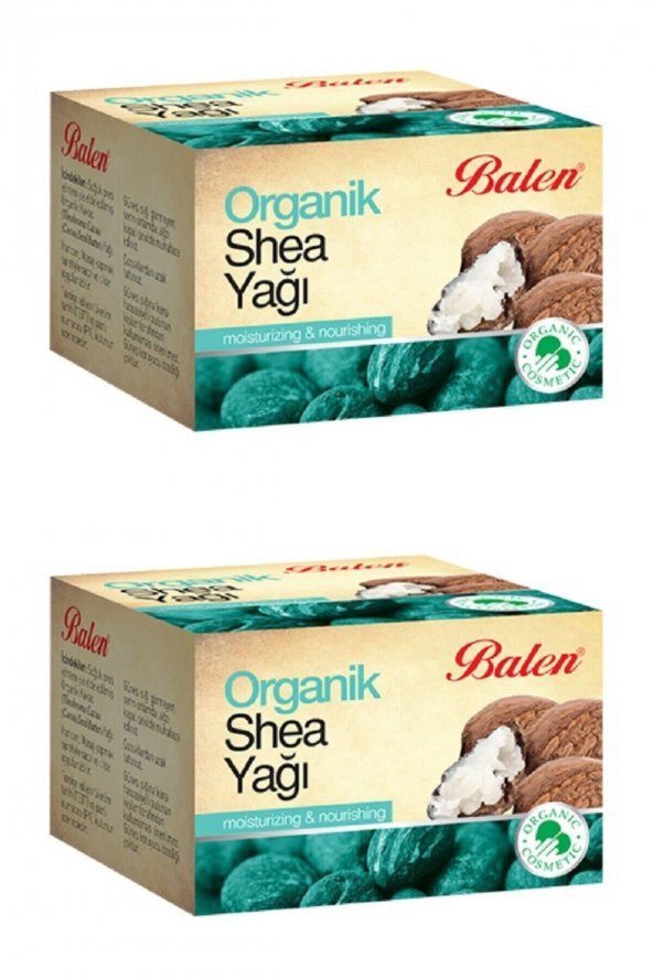 Balen Organik Shea Yağı 50 Ml 2 Adet