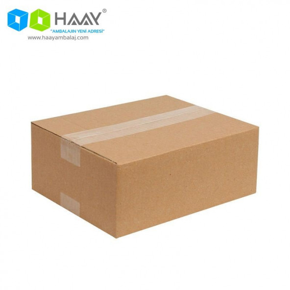 HAAY AMBALAJ 25x20x10cm Tek Oluklu Koli - Kraft (5 ADET)