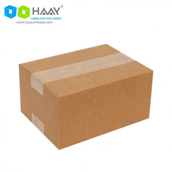 HAAY AMBALAJ 25x15x10cm Tek Oluklu Koli - Kraft (5 ADET)