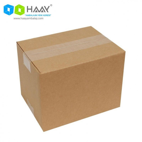 HAAY AMBALAJ 21x12x14cm Tek Oluklu Koli - Kraft (5 ADET)
