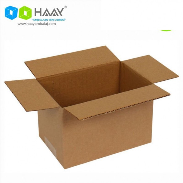 HAAY AMBALAJ 17x11x12cm Tek Oluklu Koli - Kraft (5 ADET)