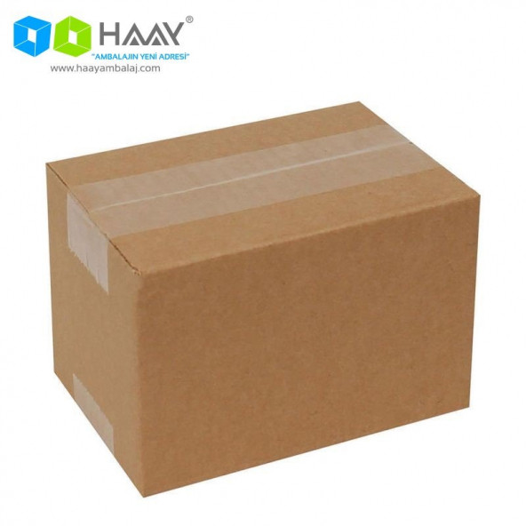 HAAY AMBALAJ 15x10x10cm Tek Oluklu Koli - Kraft (5 ADET) ürün görseli 1