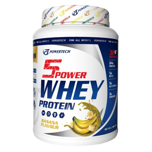 5Power Whey Protein Tozu 960 gr 32 Servis Aroma Seçenekli