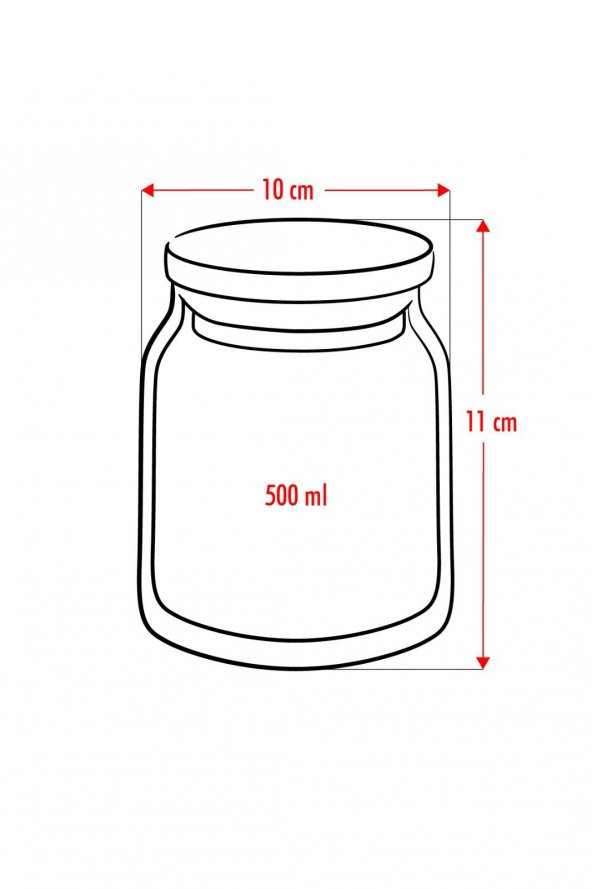 12'Li Bambu Kapaklı Cam Kavanoz & Baharat Takımı & Baharatlık Seti 500 ML ( Vakum Kapak ) - 5