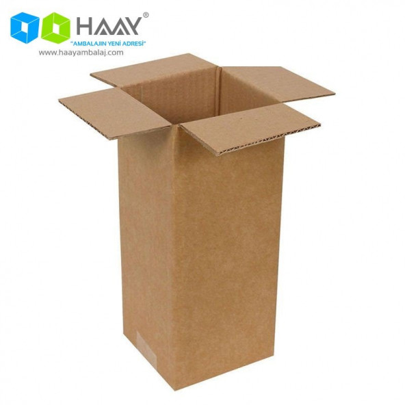 HAAY AMBALAJ 9x9x29cm Tek Oluklu Koli - Kraft (5 ADET)