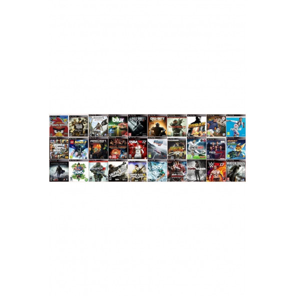 Sony Playstation 3 +Slim Kasa+ 500GB + 180 Oyun+ 2 Sıfır Joistick +1 Yıl Garanti - 4