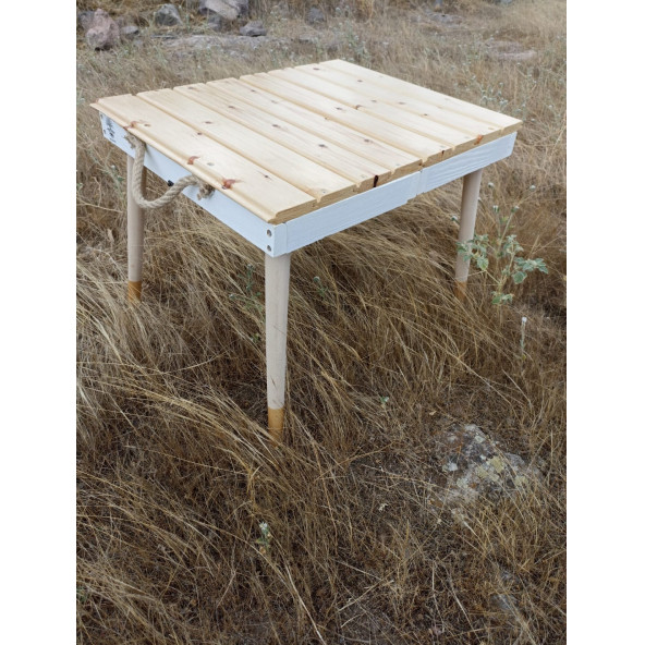 KATLANIR AHŞAP MASA, BAHÇE MASASI, PİKNİK MASASI, KAMP MASASI, BALIKÇI MASASI, PLAJ MASASI - Resim 7