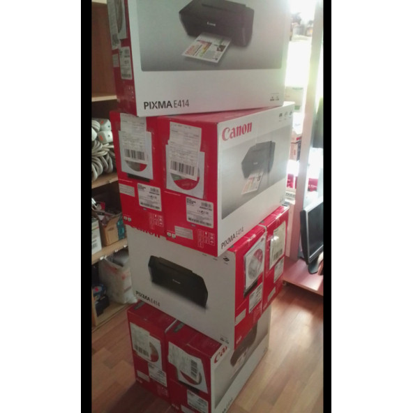 SIFIR -KARTUŞLU - Canon Pixma E414 Tarayıcı + Fotokopi Renkli Çok Fonksiyonlu Mürekkep Püskürtmeli Yazıcı - 2