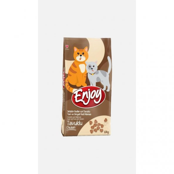 Enjoy Tavuklu Yetişkin Kedi Maması 10 Kg