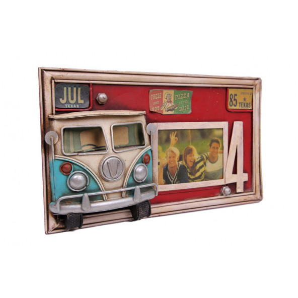 Dekoratif Metal Çerçeve Minibüs Dekorlu 1210B-1064 Model-M58 - 2