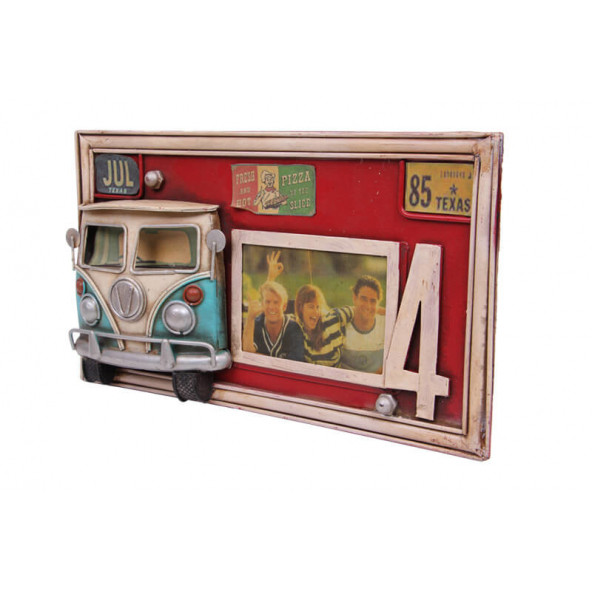 Dekoratif Metal Çerçeve Minibüs Dekorlu 1210B-1064 Model-M58 - 3
