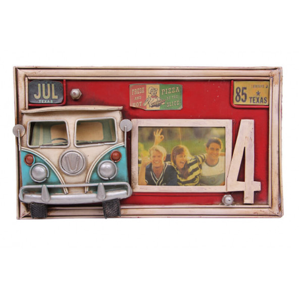 Dekoratif Metal Çerçeve Minibüs Dekorlu 1210B-1064 Model-M58 - 4