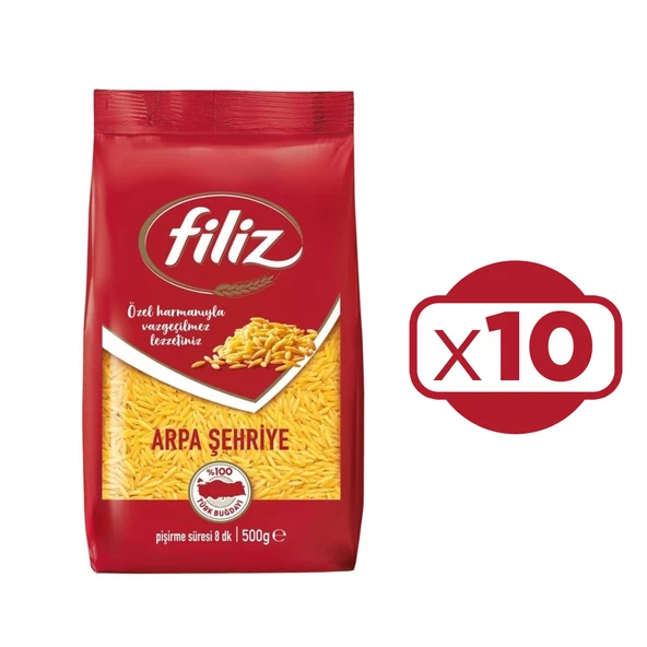 Filiz Makarna Arpa Şehriye 500gr X 10 Adet